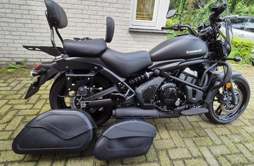 Zijkoffers, groot volume, mooi zwart leder, L56xB18,5xH32, Motoren, Accessoires | Koffers en Tassen, Zo goed als nieuw, Ophalen
