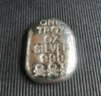 1oz Gegoten Zilverbaartje., Ophalen of Verzenden, Zilver