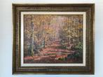Schilderij Juli Batallé Murla (1926-2010) - La fageda d'en J, Antiek en Kunst, Kunst | Schilderijen | Klassiek, Ophalen