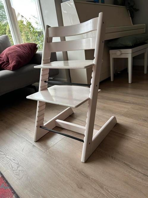 Trip trap kinderstoel roze, Kinderen en Baby's, Kinderstoelen, Zo goed als nieuw, Meegroeistoel, Ophalen