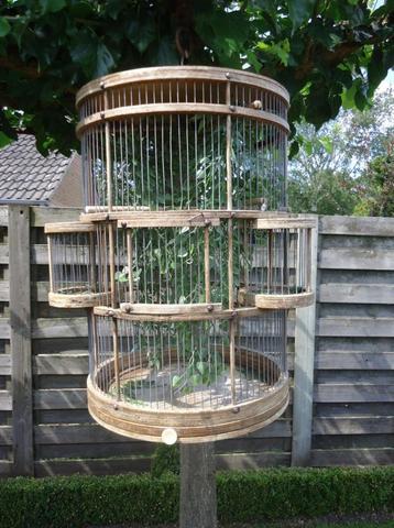 Brocante kanarie KOOI - unieke eenmalige uitvoering - Deco beschikbaar voor biedingen