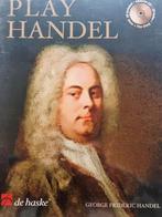 Play Handel - Muziekboek met CD Blokfluit.  Nieuwstaat, Klassiek, Les of Cursus, Ophalen of Verzenden, Zo goed als nieuw