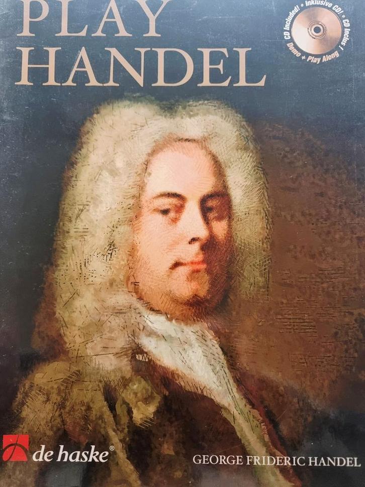 Play Handel - Muziekboek met CD Blokfluit.  Nieuwstaat, Muziek en Instrumenten, Bladmuziek, Zo goed als nieuw, Les of Cursus, Klassiek