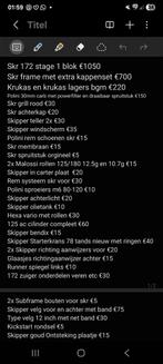 Skr Skipper onderdelen etc!, Fietsen en Brommers, Brommeronderdelen | Scooters, Ophalen of Verzenden, Zo goed als nieuw, Piaggio