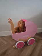Janod houten poppenwagen speelset, Kinderen en Baby's, Speelgoed | Houten speelgoed, Ophalen of Verzenden