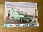 Vauxhall Viva Estate brochure, Ophalen of Verzenden, Overige merken