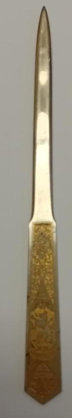 Te Koop: Een Briefopener.   Lengte: 21 cm., Diversen, Ophalen of Verzenden, Gebruikt
