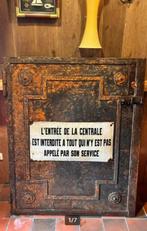 gevangenis deur, antiek, zwaar stalen deur, Antiek en Kunst, Ophalen