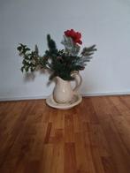 Lampetstel , cremekleur, 30cm hoog, Antiek en Kunst, Antiek | Keramiek en Aardewerk, Ophalen