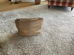 leren grote handtas beige, Ophalen of Verzenden, Zo goed als nieuw, Beige, Bril