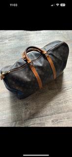 Louis vuitton keepall 50, Sieraden, Tassen en Uiterlijk, Tassen | Reistassen en Weekendtassen, 30 cm of meer, Zwart, Minder dan 35 cm