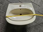 vintage wasbak in mintgroen, Doe-het-zelf en Verbouw, Sanitair, Ophalen, Gebruikt, Wastafel