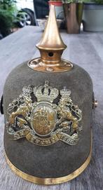 ww1 duits  pickelhaube vilt, Verzamelen, Militaria | Algemeen, Ophalen of Verzenden, Landmacht, Duitsland