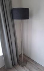 Staande lamp, schemerlamp rvs, diameter 40 cm, Ophalen of Verzenden, Zo goed als nieuw, Metaal, Modern
