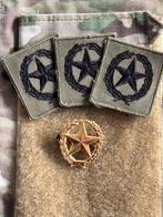 Brevet setje schutter LM, Verzamelen, Verzenden, Landmacht, Nederland, Embleem of Badge