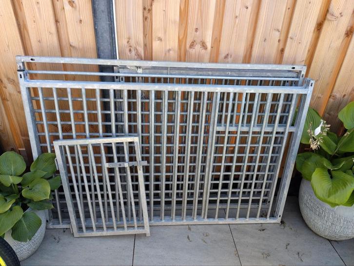 Kennel gegalvaniseerd 1*1,5*1 meter, Dieren en Toebehoren, Hondenhokken, Zo goed als nieuw, 100 cm of meer, 110 cm of meer, Ophalen