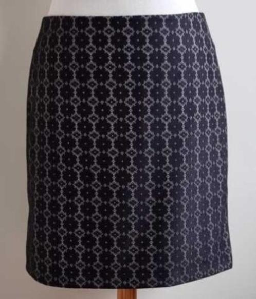 Comme Ca zwart/grijze rok mt. 42, Kleding | Dames, Rokken, Zo goed als nieuw, Maat 42/44 (L), Zwart, Ophalen of Verzenden
