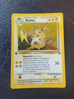 Raichu 14/62 Fossil first edition Nederlands, Ophalen of Verzenden, Zo goed als nieuw