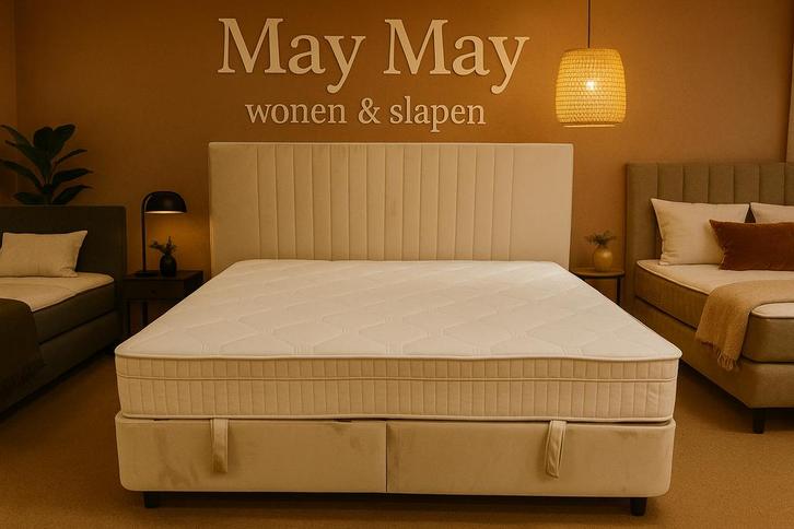 Boxspring/Baza met opbergruimte 180cm Direct/leverbaar E7266, Huis en Inrichting, Slaapkamer | Boxsprings, Nieuw, 180 cm, 200 cm