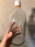 15 glazen flessen 1liter met dop, Verzamelen, Glas en Borrelglaasjes, Overige typen, Gebruikt, Ophalen