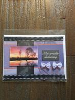 Kaartje condoleance bomen en zonsondergang, Ophalen of Verzenden, Nieuw, Overige thema's