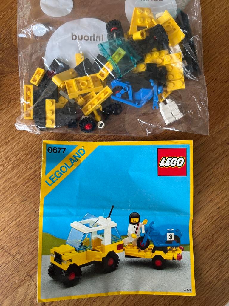 Vintage LEGO Legoland 6677 met handleiding, Kinderen en Baby's, Speelgoed | Duplo en Lego, Ophalen of Verzenden, Gebruikt, Complete set