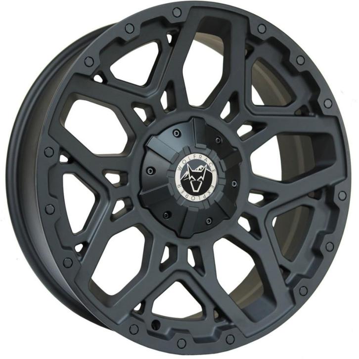 Complete set Wolfrace Sahara velgen + banden - Evoque L551, Auto-onderdelen, Banden en Velgen, Velg(en), All Season, 17 inch, 235 mm