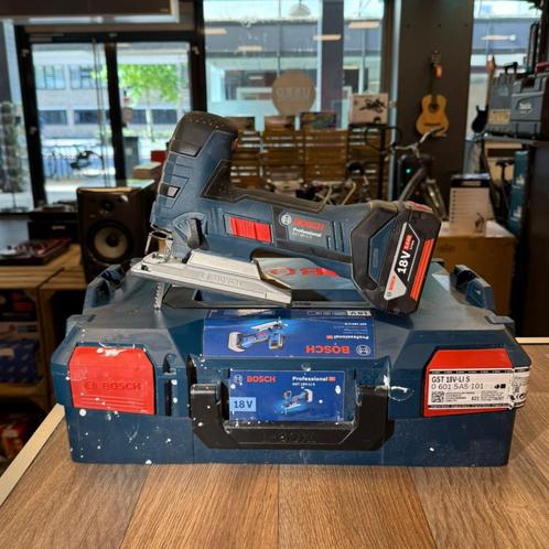 Bosch Professional GST-18 V-LI S Accu decoupeerzaag | Incl A, Doe-het-zelf en Verbouw, Gereedschap | Zaagmachines, Zo goed als nieuw