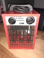 Bouwkachel 650/1300/2000 wath .  220 volt, Doe-het-zelf en Verbouw, Verwarming en Radiatoren, Ophalen, Zo goed als nieuw, 800 watt of meer