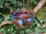 Glazen hangkom, plantenbak, bak hangplant spatterware izgs, Ophalen