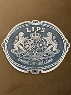 Antiek Lips Dordrecht Bronzen Schild 23x20cm, Antiek en Kunst, Ophalen of Verzenden, Brons