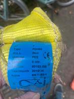 2x Hijsband Lus/Lus 6 mtr 2 Ton, Doe-het-zelf en Verbouw, Lieren en Takels, Ophalen, Gebruikt