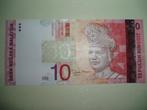 331. Malaysia, 10 ringgit 2004 T.A. Rahman., Postzegels en Munten, Bankbiljetten | Azië, Verzenden, Zuidoost-Azië, Los biljet