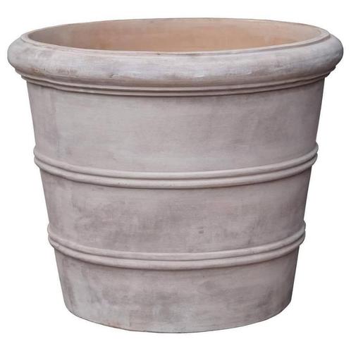 Vaso Donatello terracotta buitenpotterie, Tuin en Terras, Bloempotten, Nieuw, Binnen, Rond, Ophalen