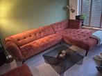 ZITBANK MET FAUTEUIL + 6 stoelen TE KOOP IVM VERHUIZING, Ophalen, Hout, Gebruikt, Minder dan 75 cm