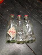 Coca-Cola Flesjes - Set van 3, Ophalen of Verzenden, Gebruikt, Kristal, Glas of Glazen