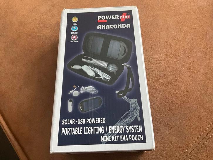 Power Plus Anaconda Solar Kit - Nieuw in doos!, Caravans en Kamperen, Kampeeraccessoires, Nieuw, Ophalen
