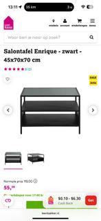 Salontafel Enrique LeenBakker (nieuw in doos), Huis en Inrichting, Tafels | Salontafels, 100 tot 150 cm, Nieuw, Minder dan 50 cm