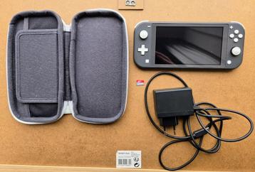 Nintendo Switch Lite (Grijs) incl. 64GB microSD, PSU, case beschikbaar voor biedingen
