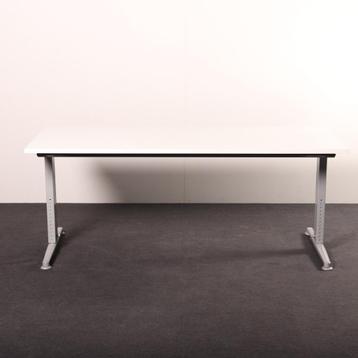Instelbaar bureau Aspa 160x80cm alu frame 63-84cm beschikbaar voor biedingen