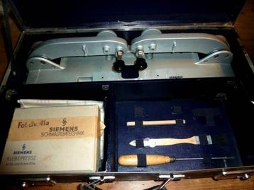 16mm film Siemens 600mtr Omroller + toebehoren met koffer -  beschikbaar voor biedingen