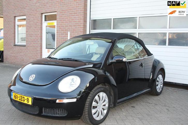 Volkswagen New Beetle Cabriolet 2.0 Highline.geen import.van, Auto's, Volkswagen, Bedrijf, Te koop, Beetle (Kever), ABS, Airbags