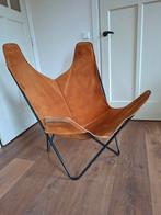 Vintage La Mariposa / vlinderstoel, oude uitvoering., Huis en Inrichting, Stoelen, Ophalen, Zo goed als nieuw, Bruin, Eén