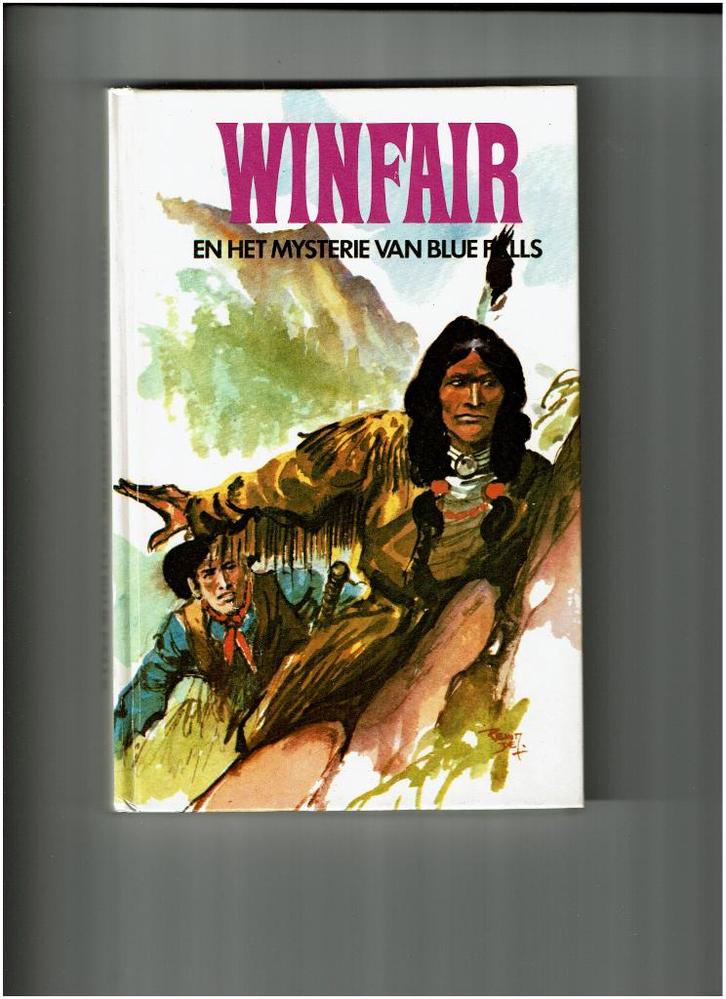 Winfair en het mysterie van Blue Falls, Boeken, Overige Boeken, Gelezen, Ophalen of Verzenden