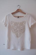 White tiger T-shirt (H&M), H&M, Wit, Nieuw, Ophalen of Verzenden
