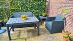 Tuinset zwart, Tuin en Terras, Bank, Tuinset, Kunststof, Gebruikt