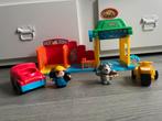FisherPrice Little people wasstraat met 2 poppetjes, Ophalen of Verzenden, Zo goed als nieuw, Speelset
