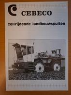 Folder Cebeco zelfrijdende landbouwspuiten, Ophalen of Verzenden, Gelezen, Tractor en Landbouw