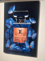 Luxe Plexiglas Schilderij Parfumfles 90x60cm, Huis en Inrichting, Woonaccessoires | Schilderijen, Tekeningen en Foto's, Ophalen of Verzenden