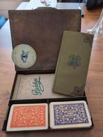 Vintage Bridge set, Hobby en Vrije tijd, Gezelschapsspellen | Kaartspellen, Ophalen of Verzenden, Gebruikt